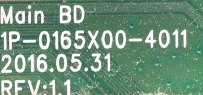 KIT DE TARJETAS PARA TV VIZIO / MAIN 0160CAP0DE00 / 1P-0165X00-4011 / 374D / 170118 / FUENTE 09-60CAP0D0-00 / 1P-1156800-1010 / T-CON RUNTK0246FVZB / RUNTK0246FV / PANEL S600DUA-3 / MODELO E60-E3 LFTRVUBS / LFTRVUAS / LFTRVUDT - Imagen 4